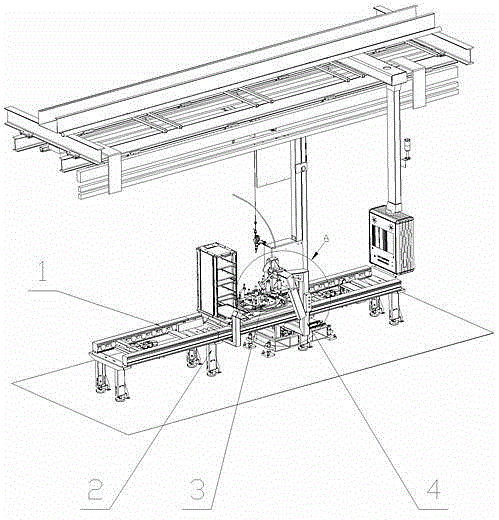 Oscillating type pneumatic clamping reverse force arm mechanism