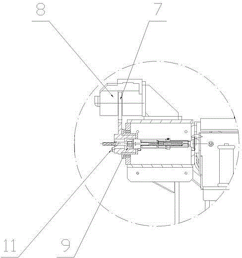 Oscillating type pneumatic clamping reverse force arm mechanism