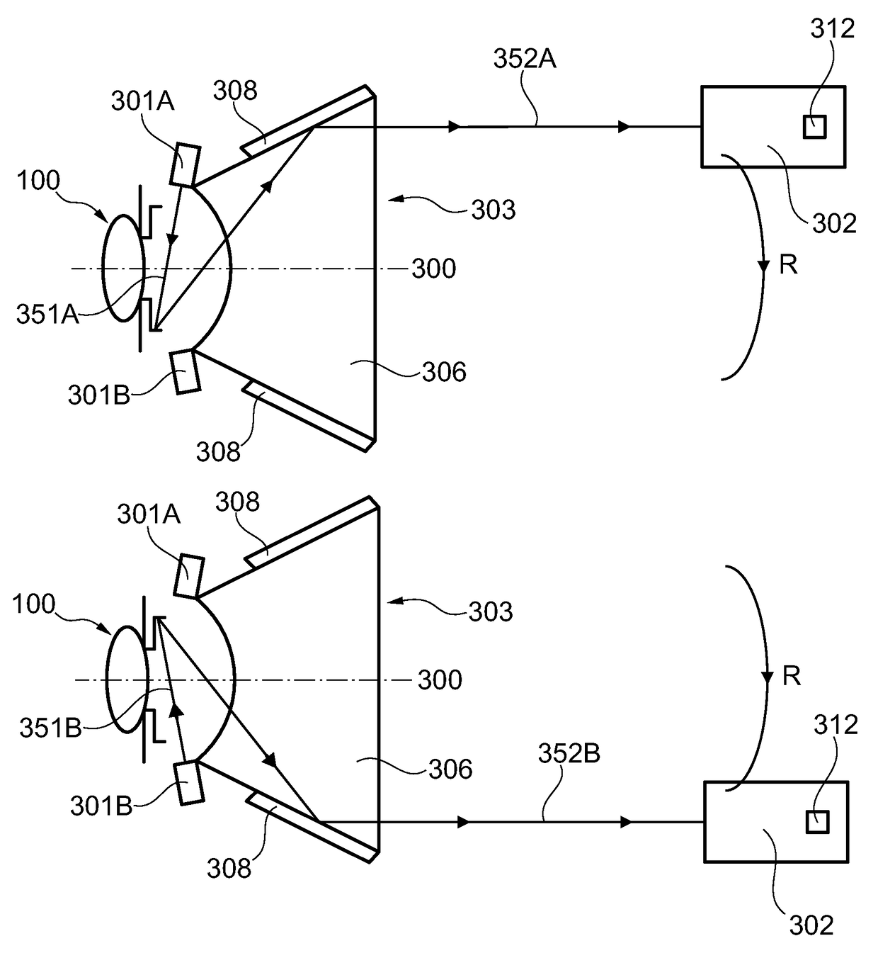 Optical equipment for observation of the iridocorneal zone, methods of measuring and/or evaluating the iridocorneal zone