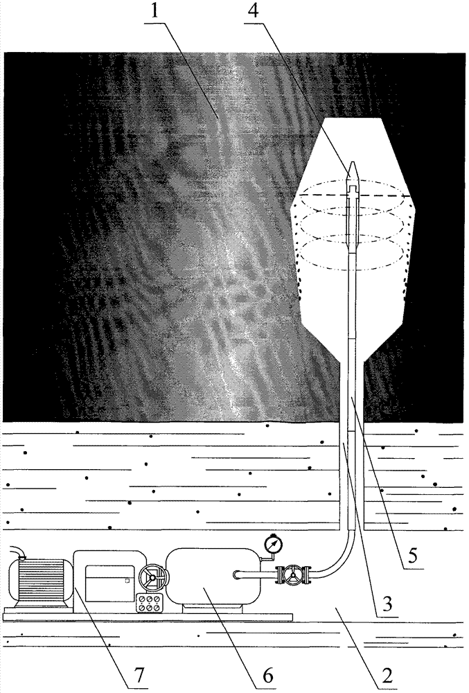 High-pressure gas injection hole-drilling pressure-releasing outburst prevention method