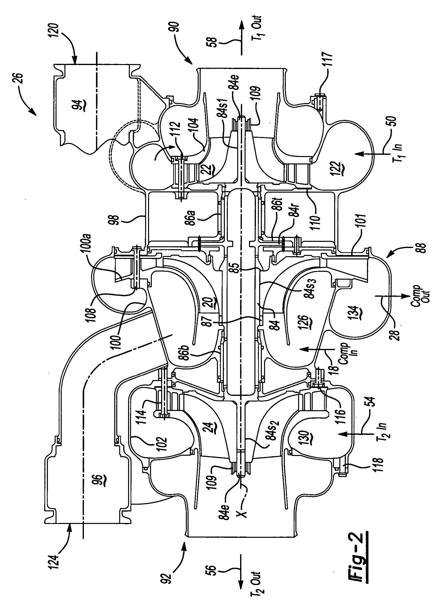 Air cycle machine for an aircraft environmental control system