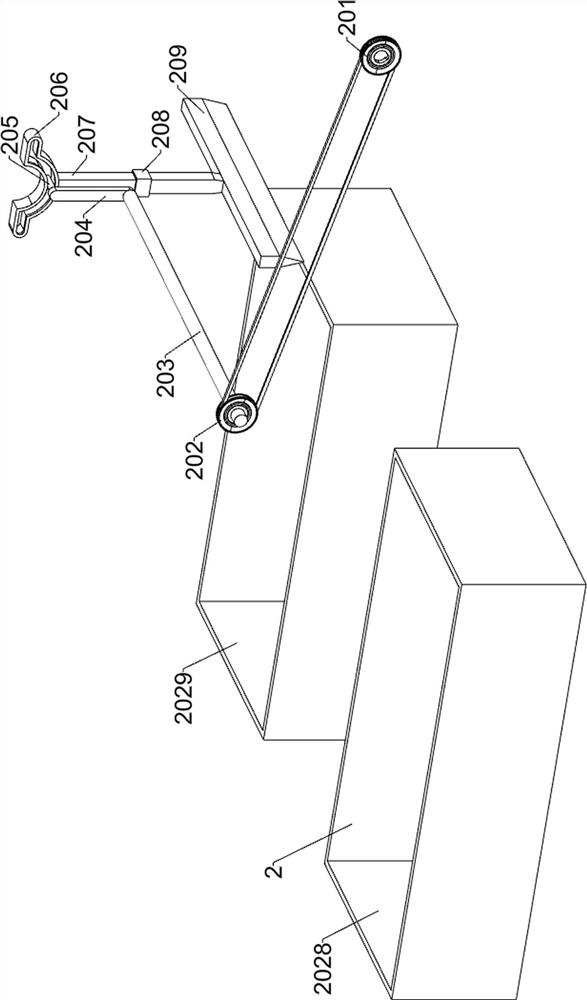 Extending and bending type silica gel makeup cotton production device