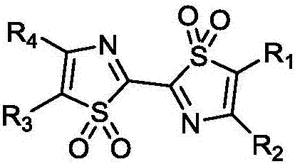 Organic light-emitting material in thiazole oxide derivative structure and organic light-emitting device prepared from organic light-emitting material