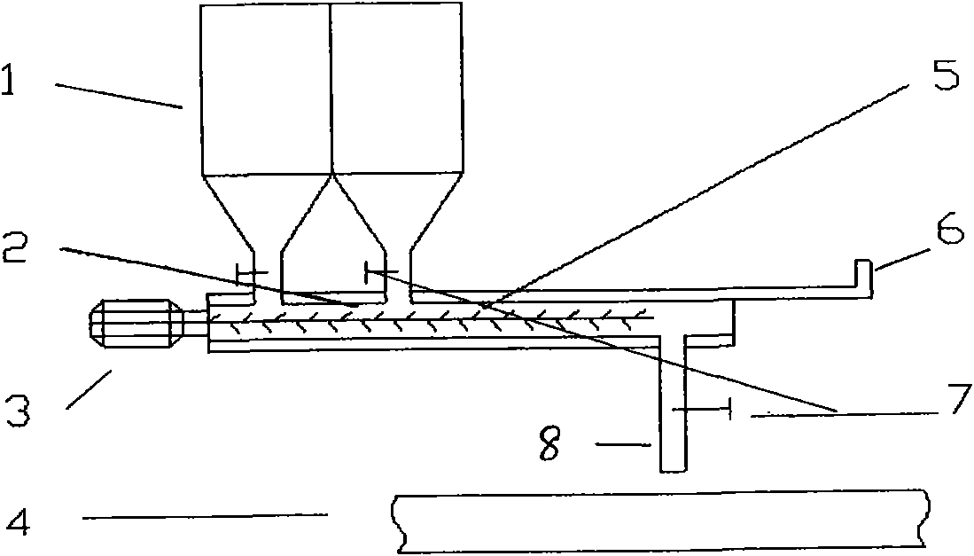 Method and device for coking by coke tar residue and blended coal