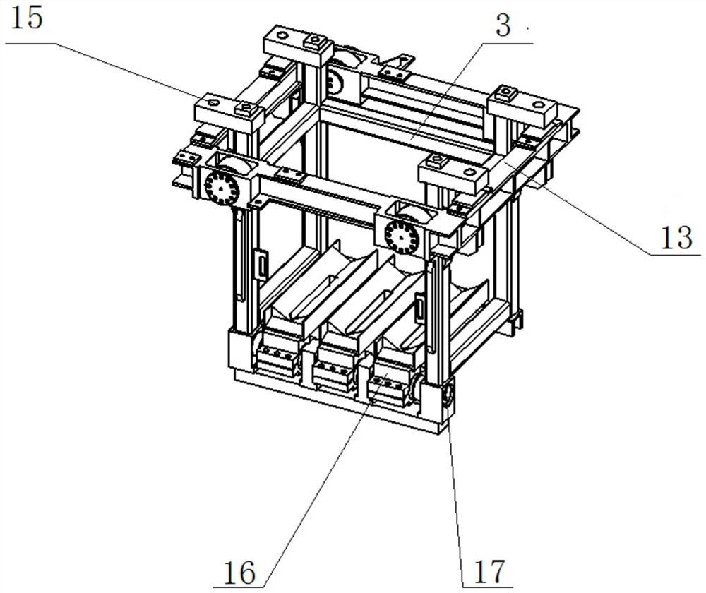 Circular-replacing device for perforator top head