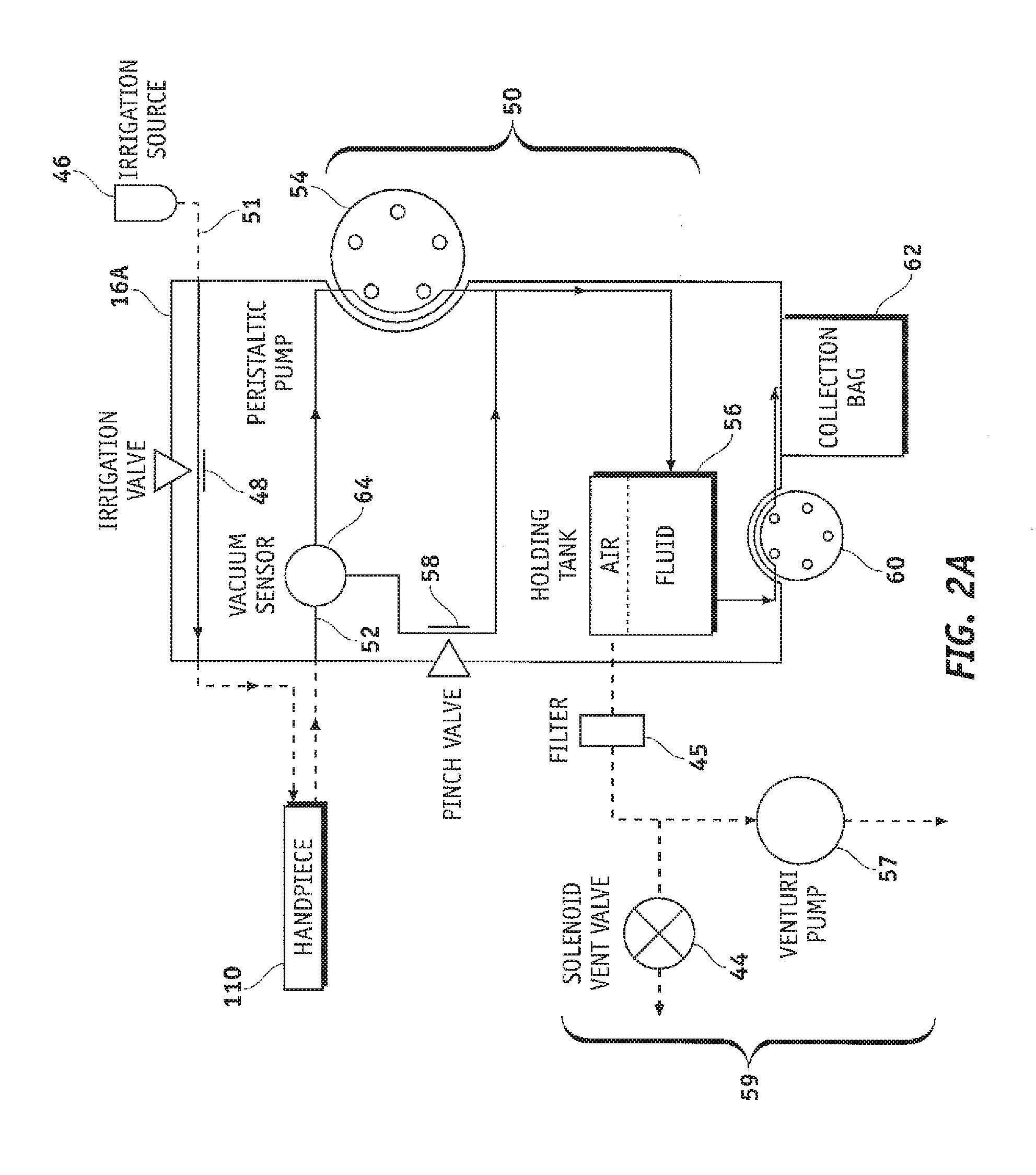 Automatically pulsing different aspiration levels to an ocular probe