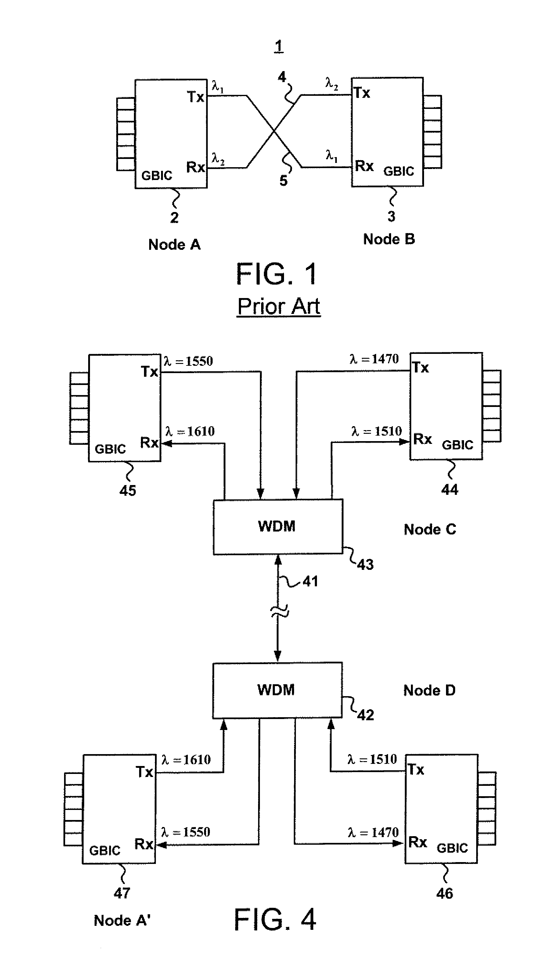 Method and system for bi-directional communication over a single optical fiber