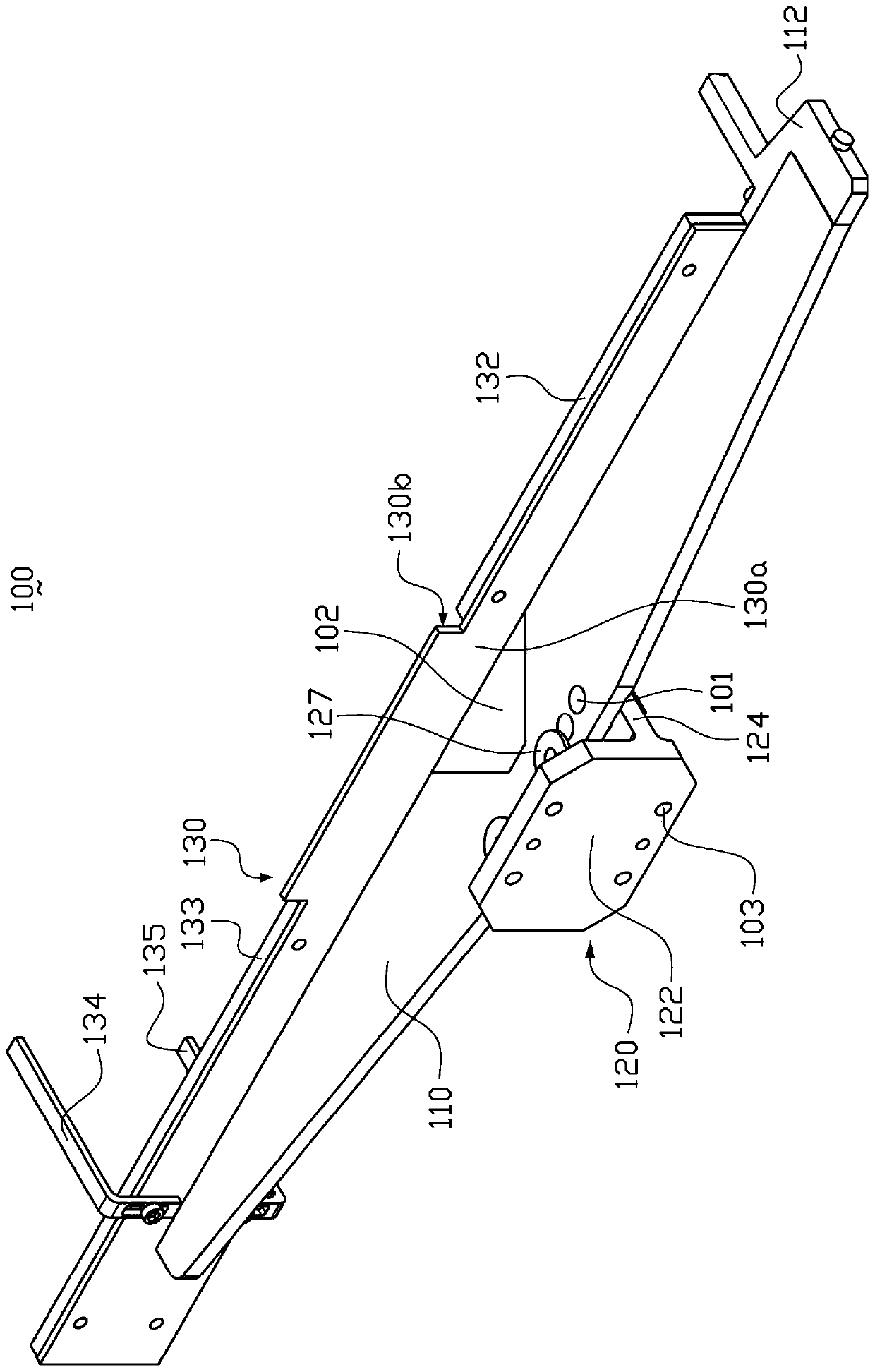 Flexible leg launch adjustment mechanism