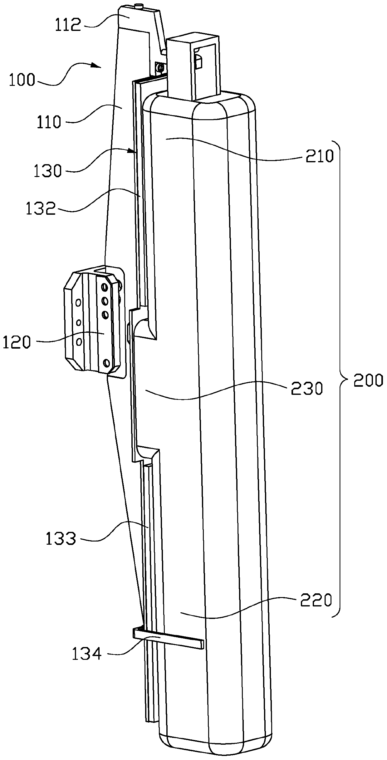 Flexible leg launch adjustment mechanism