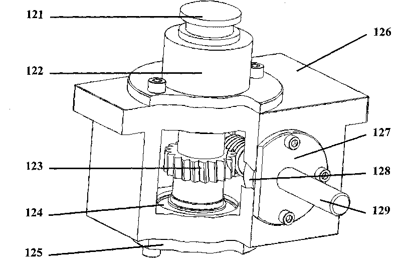 Magnetic field measuring device based on visual guiding robot