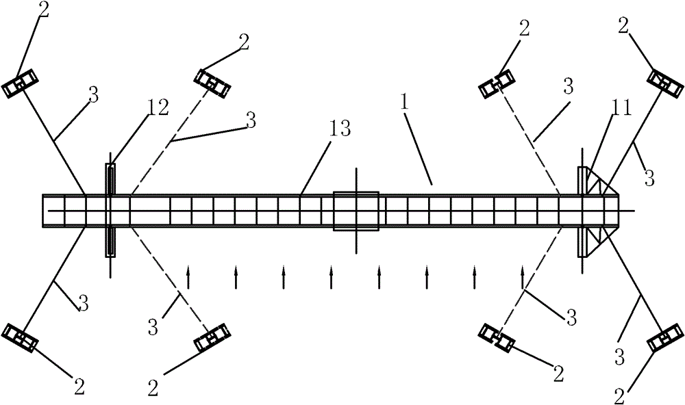 Anti-typhoon method for portal crane and special equipment thereof