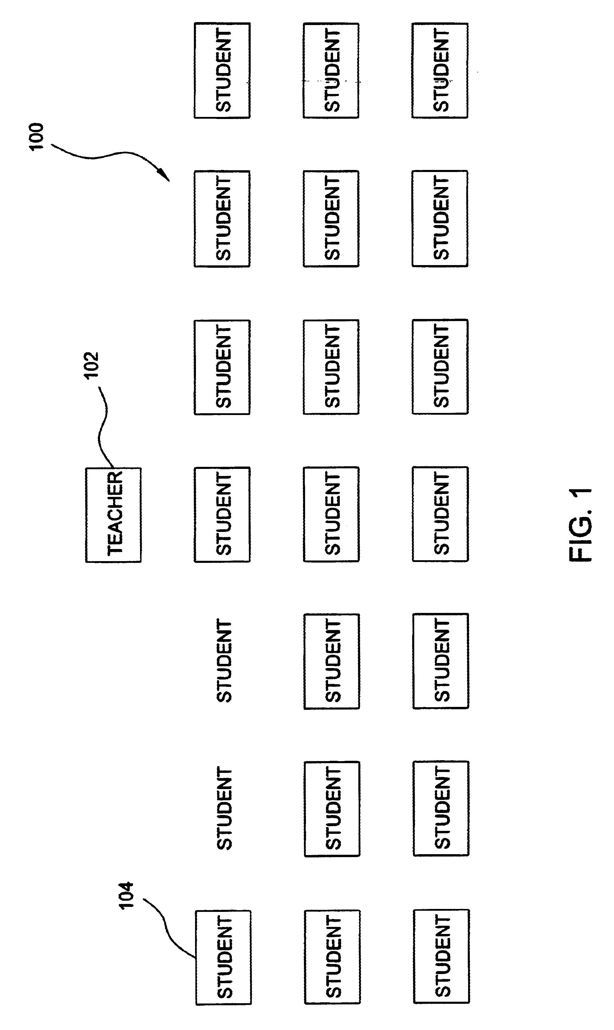 System, method and computer program product for rapidly posing relevant questions to a group leader in an educational environment using networked thin client devices