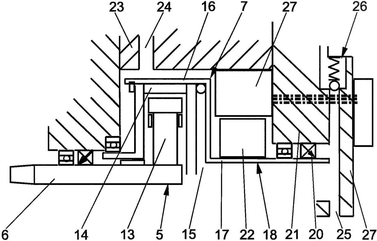 Delivery device for motor vehicle