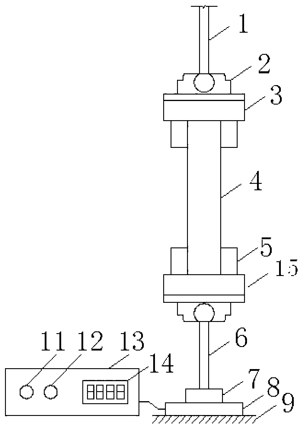 Pavement material direct tensile test apparatus with eccentric tension avoided and method thereof