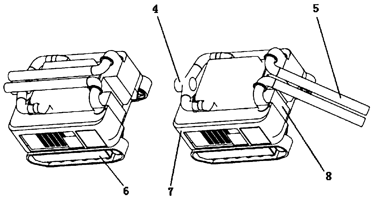 Movable type drainage vehicle