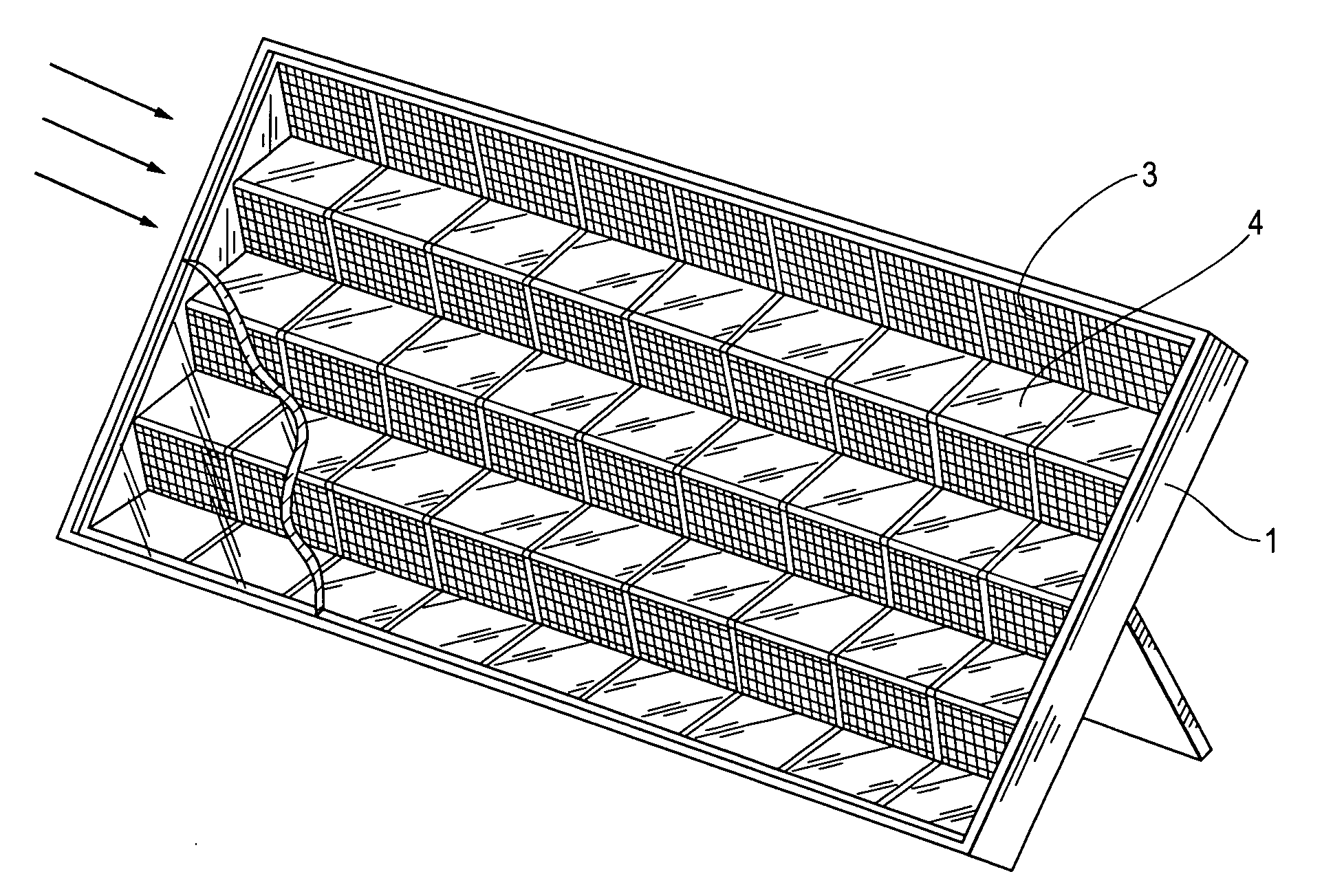 Method and apparatus for arranging a solar cell and reflector