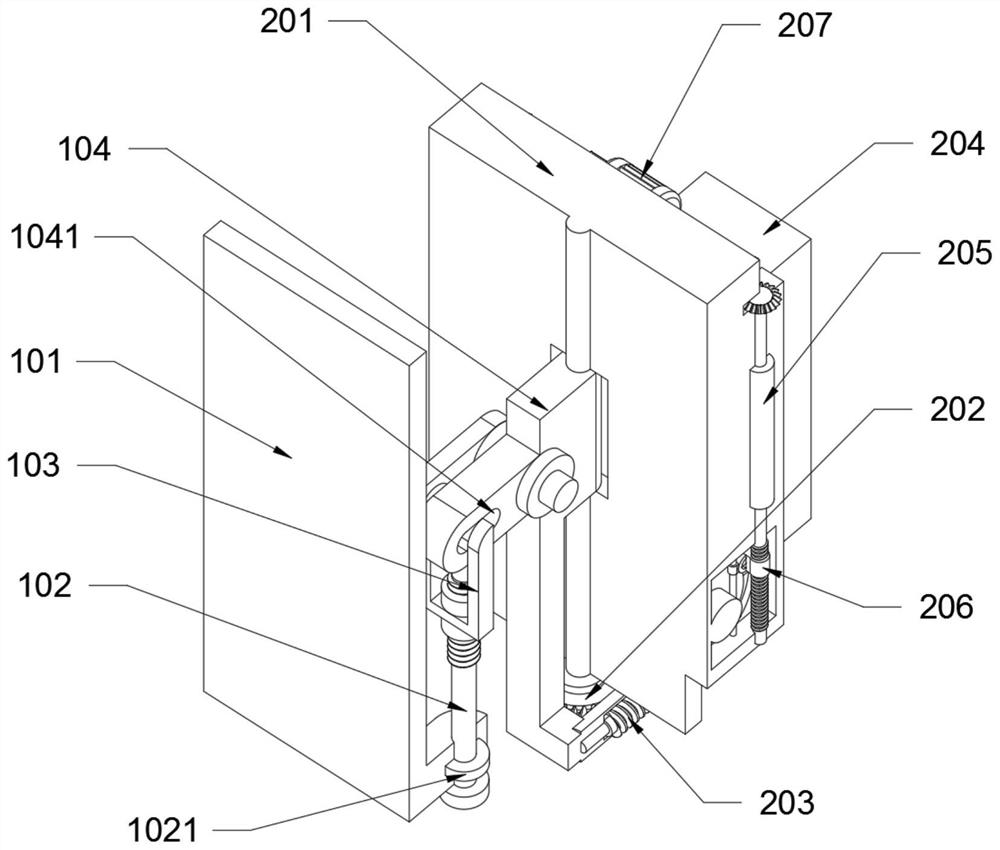 Sound box wall-hanging structure for higher vocational computer education multimedia room