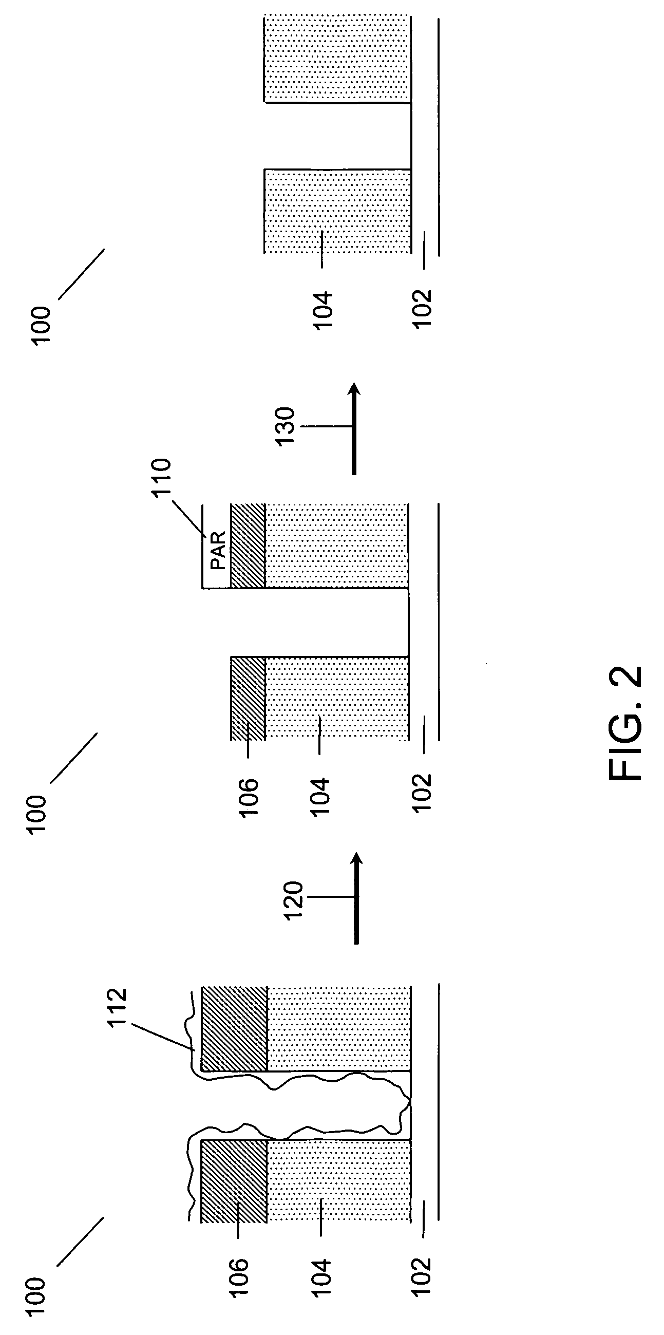 Low-pressure removal of photoresist and etch residue