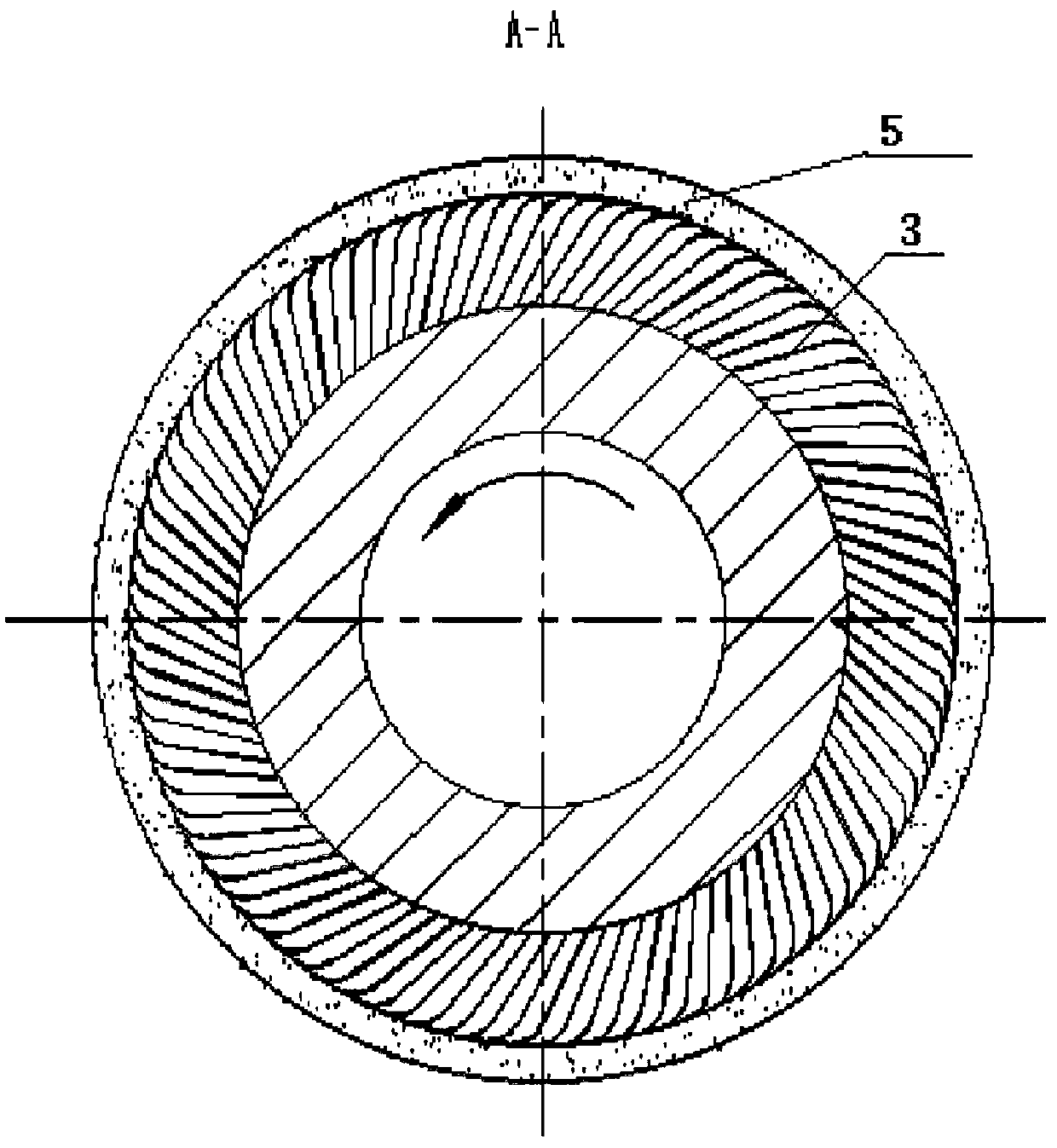 Rotating sheet type high-temperature high-pressure gas (liquid) elastic contact type dynamic sealing device and preparation method