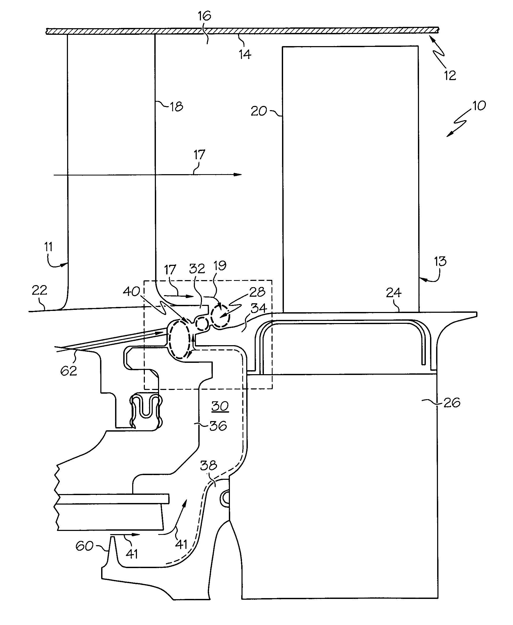 Gas turbine engine assemblies with recirculated hot gas ingestion