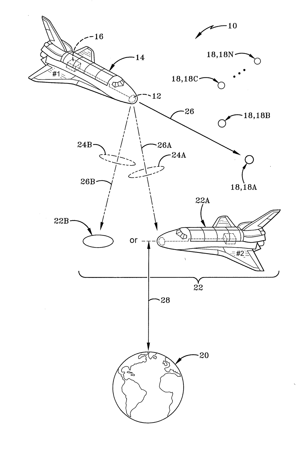 Celestial navigation using laser communication system