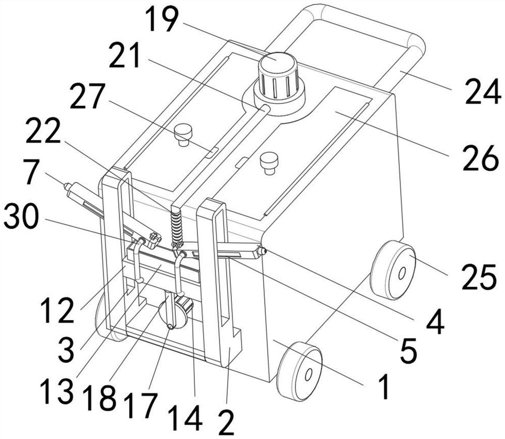 Multifunctional irrigation device applied to water conservancy project