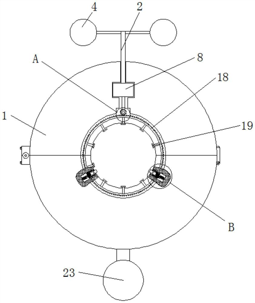 A self-moving cable deicing device using wind power