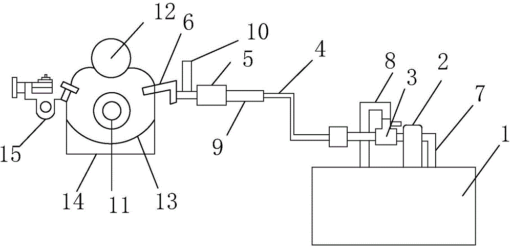 Closed type ink feeding device