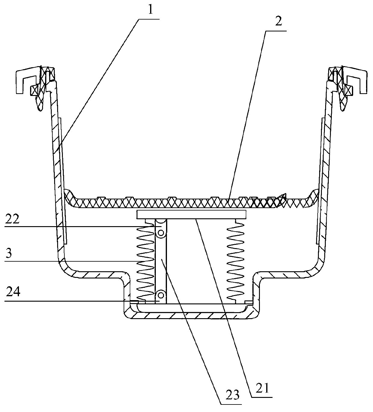 Cup holder for vehicle