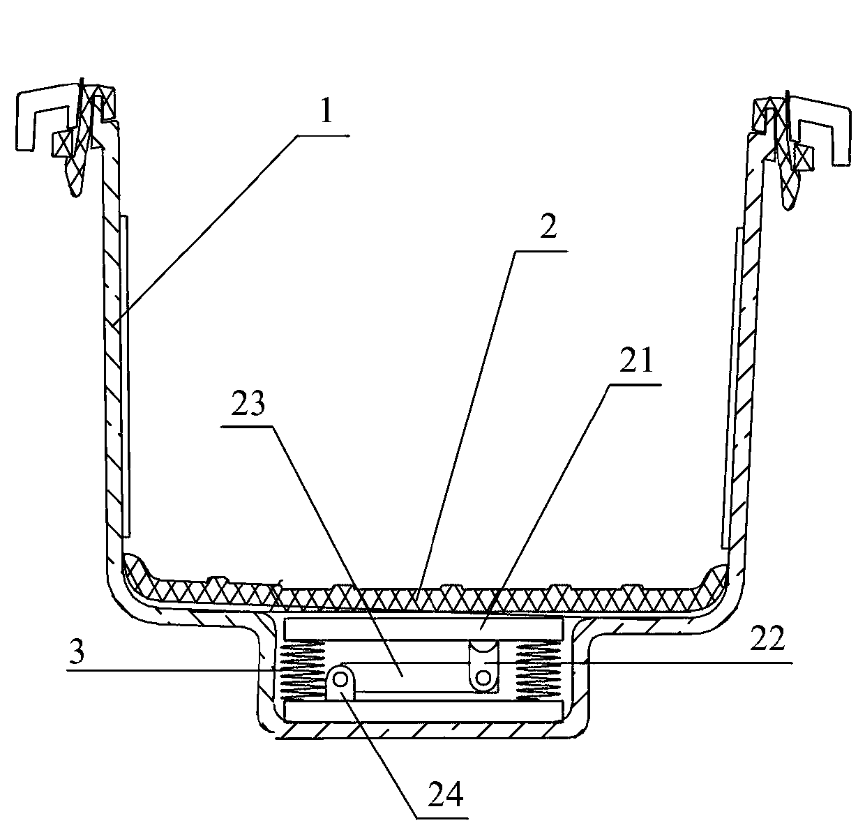 Cup holder for vehicle