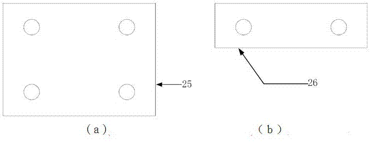 Orthogonal laminated wood shear wall with replaceable wall feet