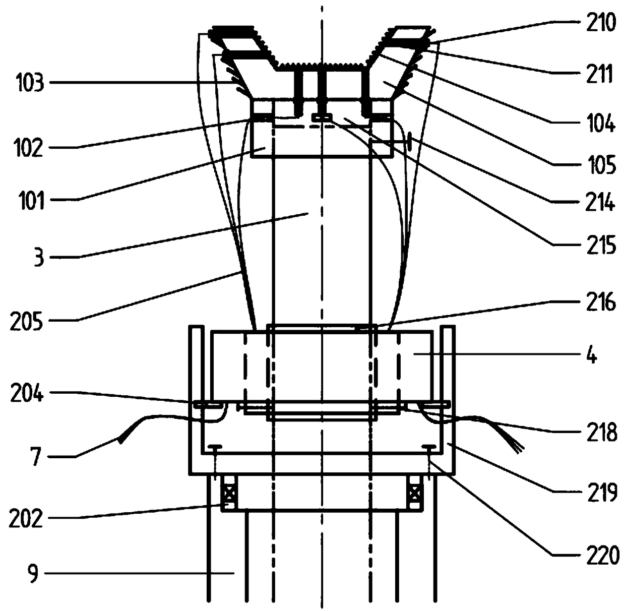 Granulation system with thermal protection function