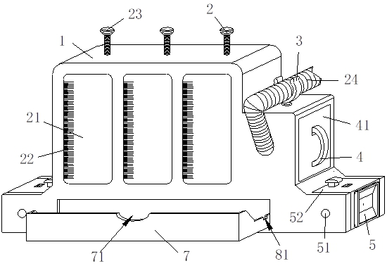 Respiratory training device for internal medicine