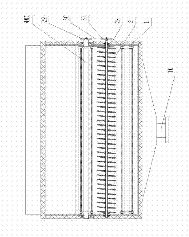 Clamping type shellfish cooking machine