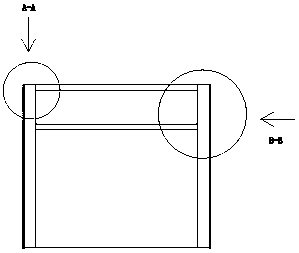 Dual-stage-ceiling Chinese style structure framework room prepared from aluminum profile