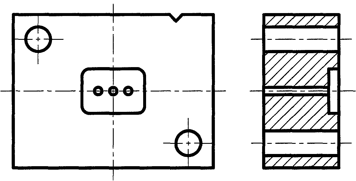 Bi-directional eccentric crankshaft center hole processing clamp