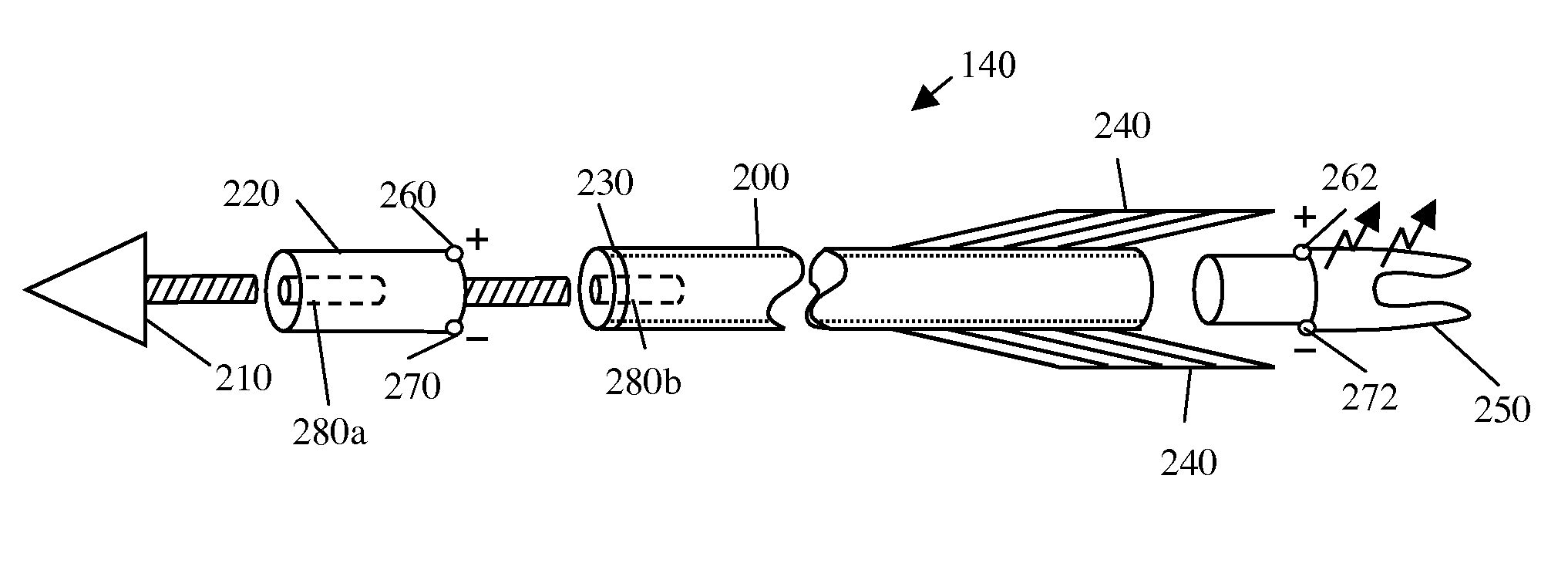 Arrow Construction System Having Tip Canister Electronics