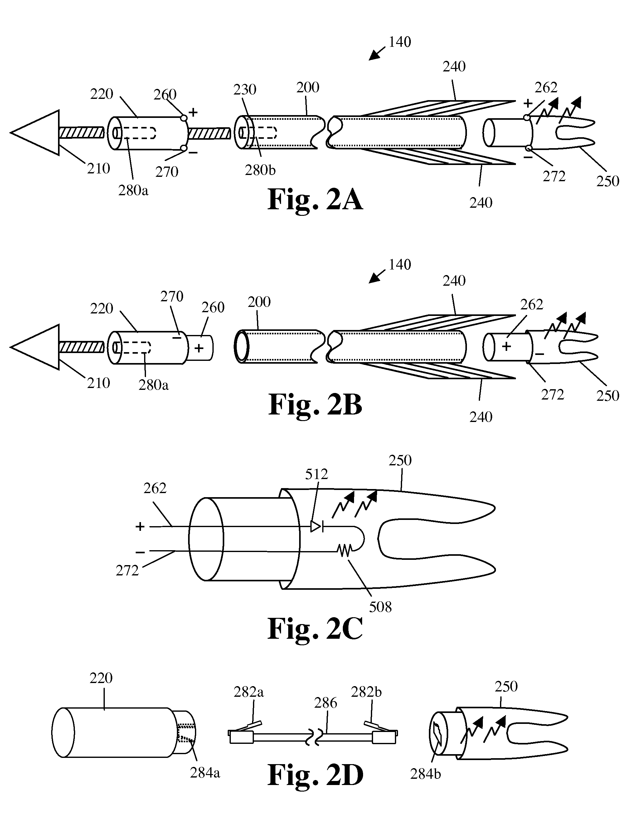 Arrow Construction System Having Tip Canister Electronics