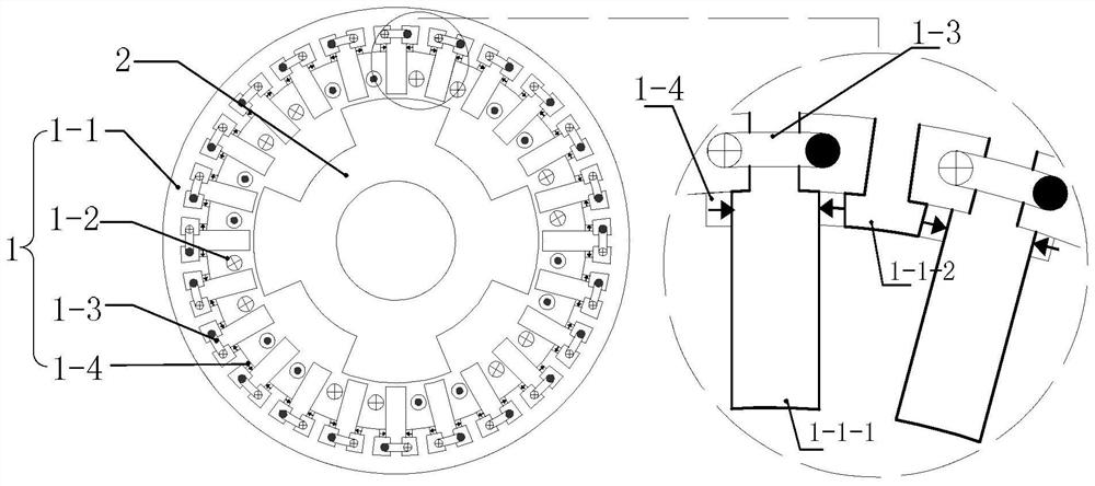 Hybrid excitation multi-phase reluctance motor and power generation system