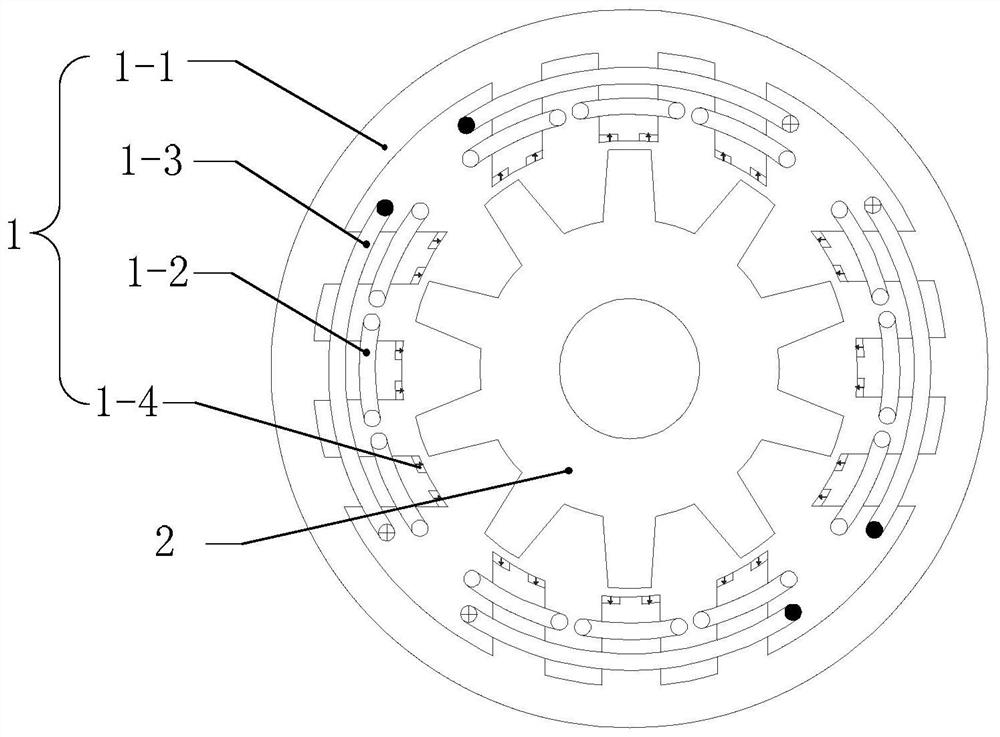 Hybrid excitation multi-phase reluctance motor and power generation system