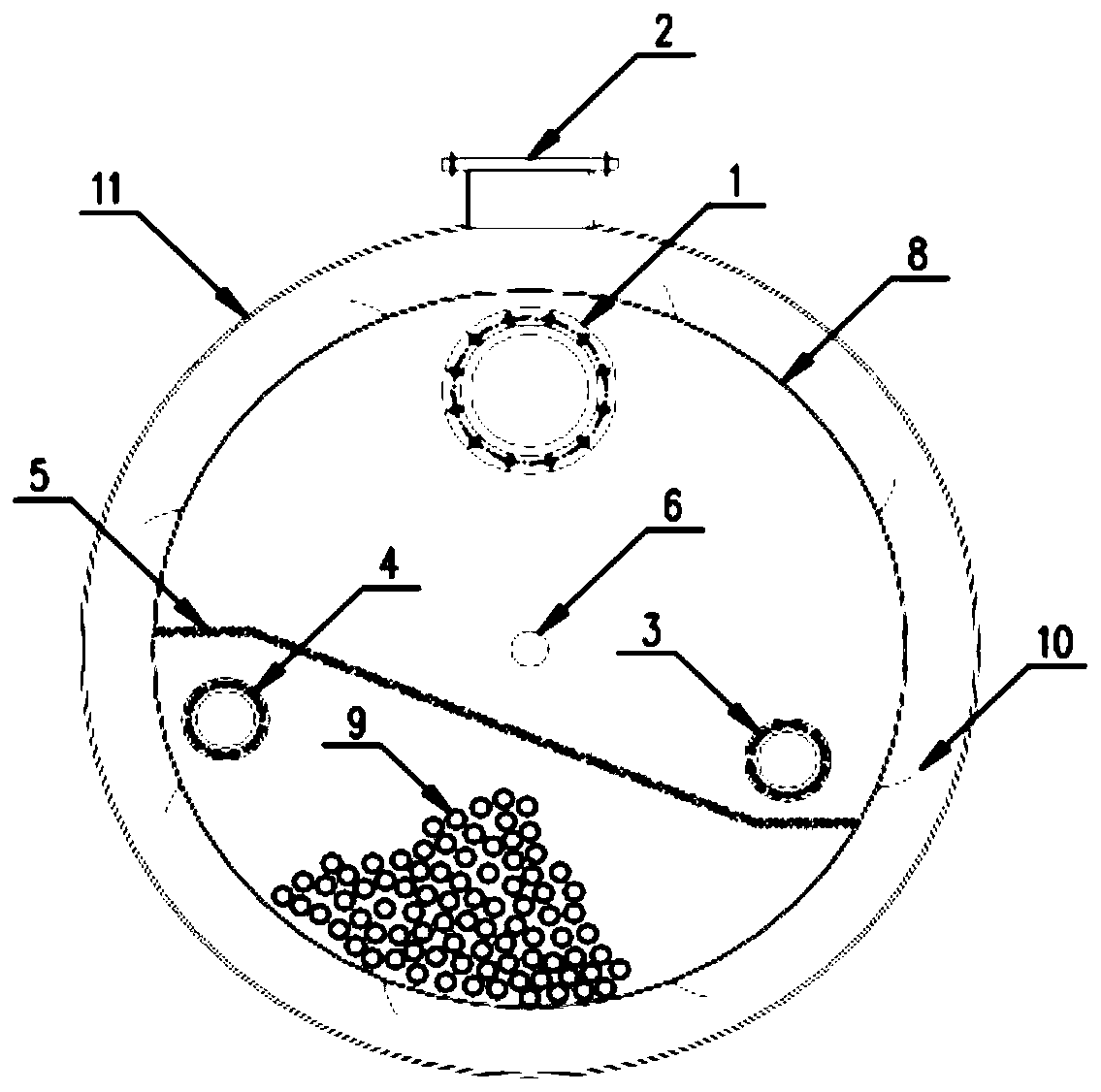 Drum-type backwashing dirt separator