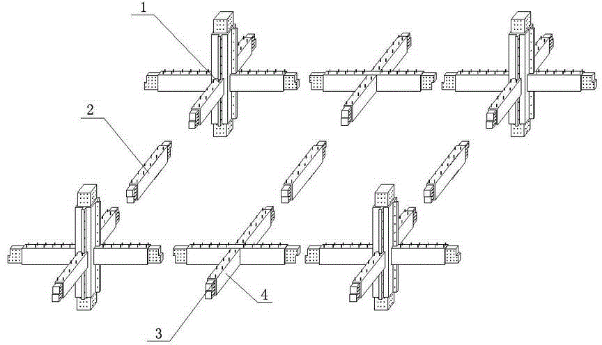 Dry type joggle frame structure