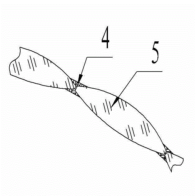 Heat collection device of solar water heater