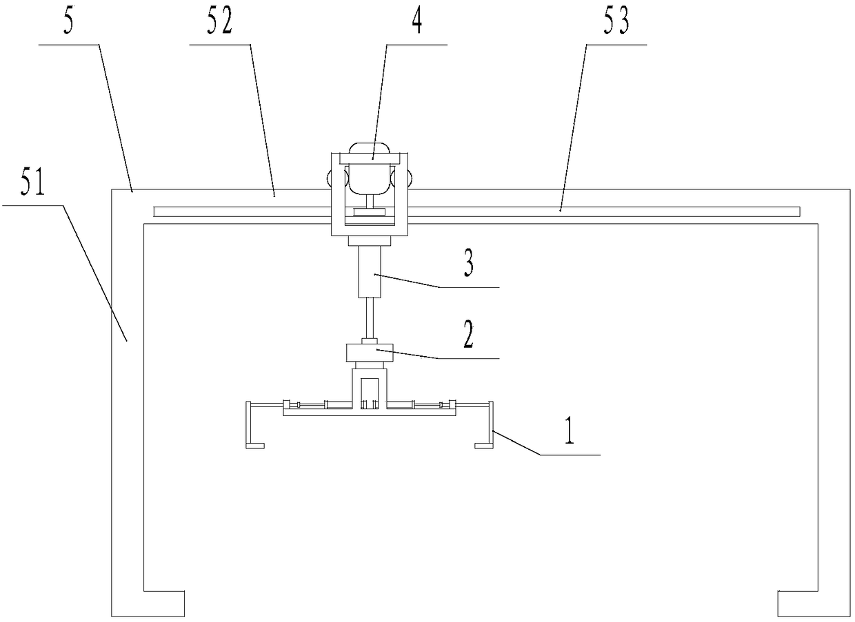 Plate grabbing hanging bracket