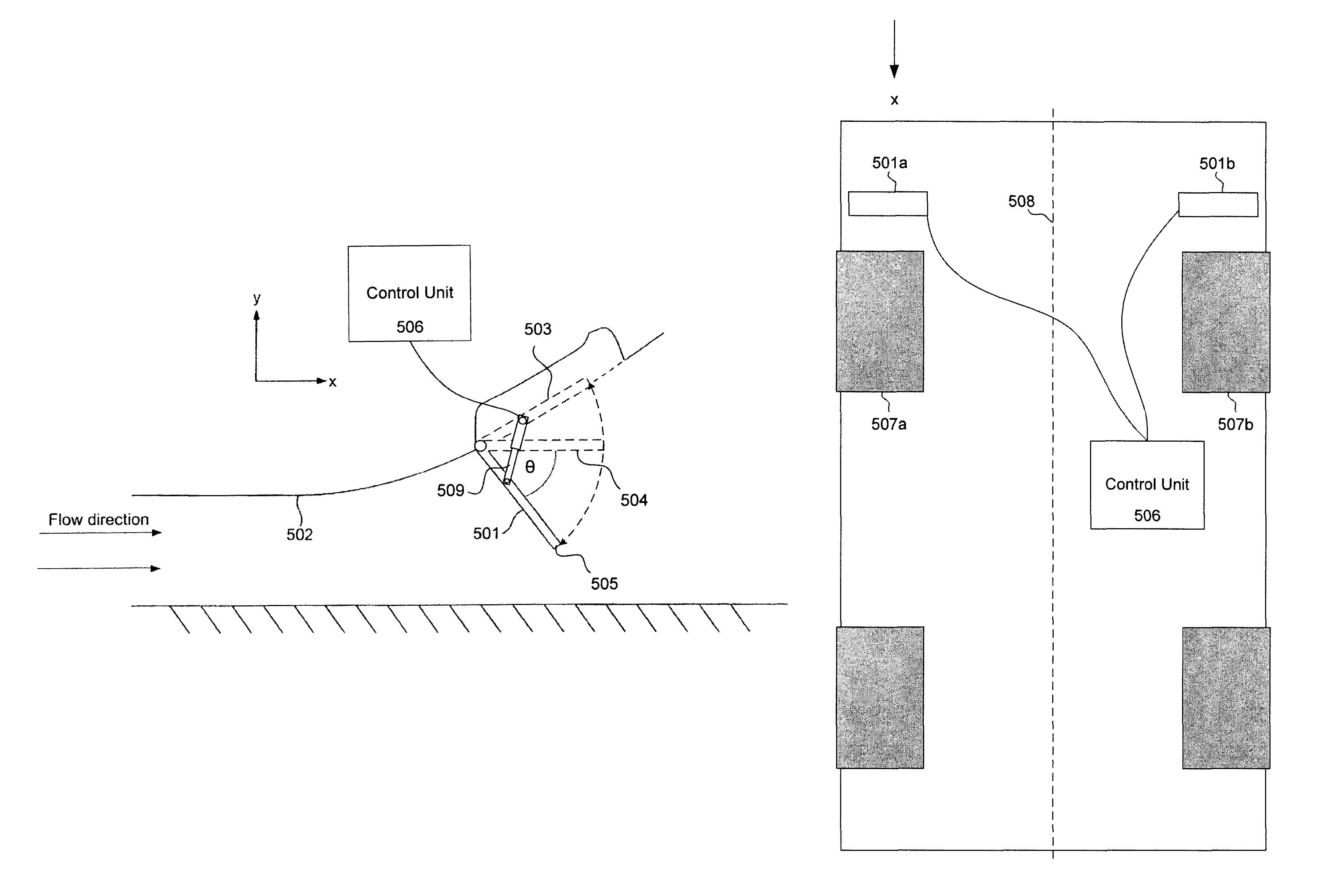 Devices for controlling the downforce generated by a vehicle