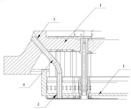 Positioning assembly machining method of bent pipe