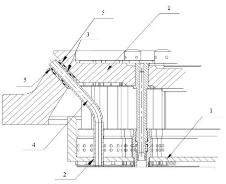 Positioning assembly machining method of bent pipe