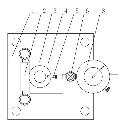 Piston skirt detecting device