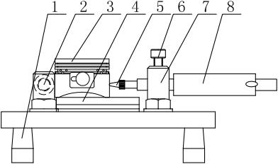 Piston skirt detecting device