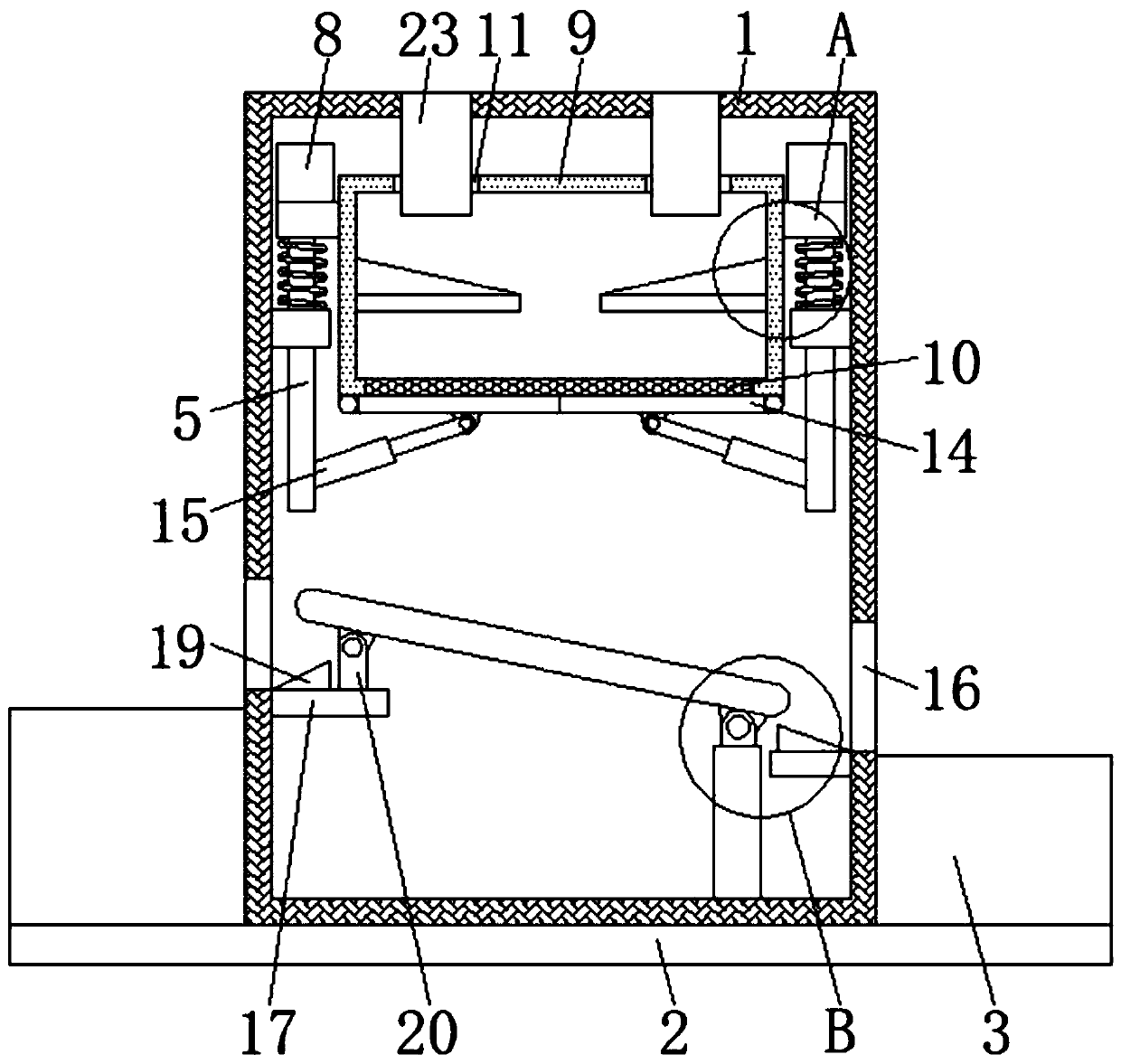 A sorting and screening machine for iron ore